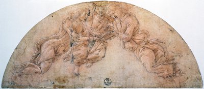 Study of Three Angels by Sandro Botticelli